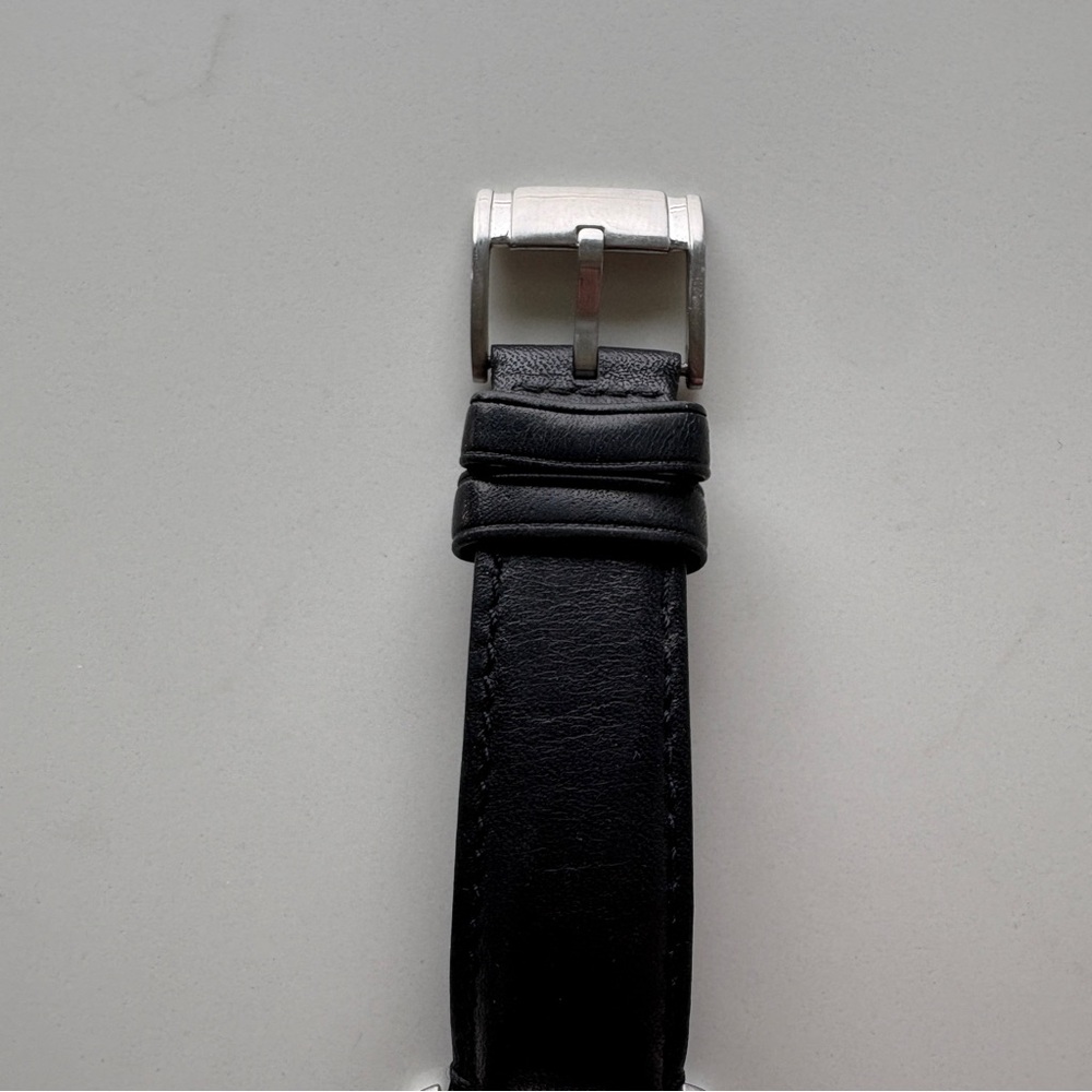 GUC Fossil Grant Chronograph Black Leather Watch (FS4812) - Picture 7 of 12